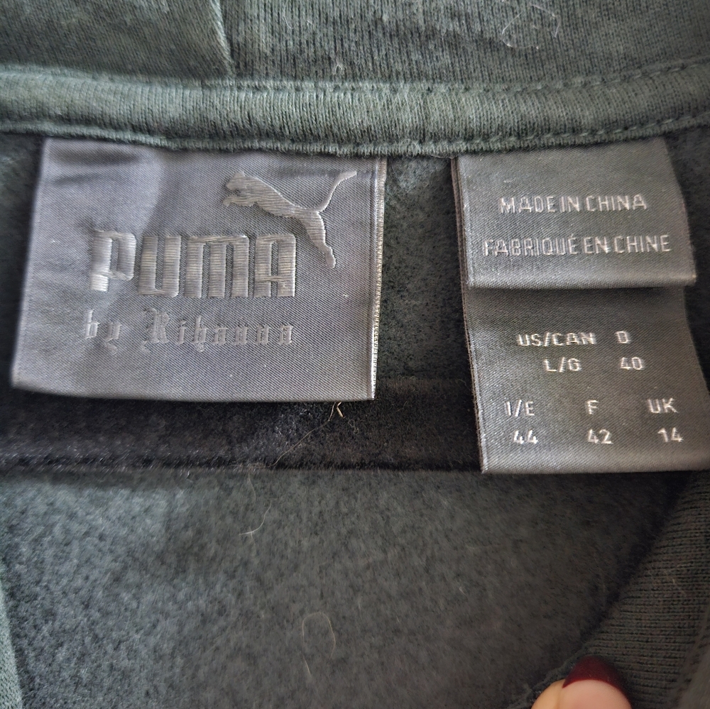 FENTY With Puma Dark Green Hoodie Oversized - Picture 5 of 5